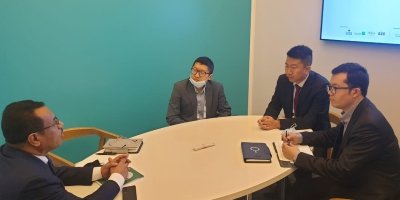 باعبود يلتقي رئيسي شركة "سابك السعودية " و "CGM التعدينية"  على هامش مؤتمر الرياض 