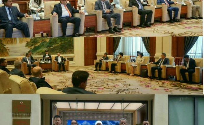 وزير الدولة محافظ عدن يلتقي نائب رئيس المؤتمر الاستشاري السياسي للشعب الصيني في شنغهاي